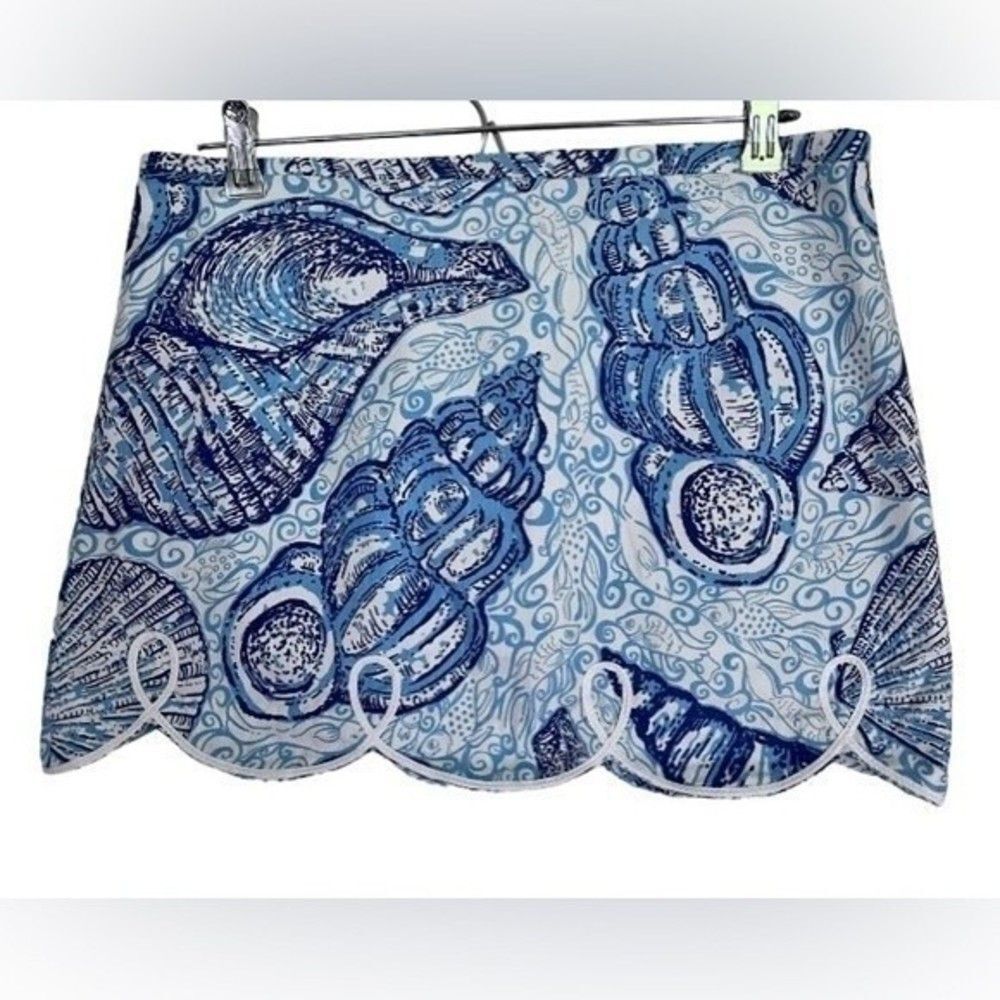 Lilly Pulitzer Stuffed Shells Collectors Originals Scalloped Skirt